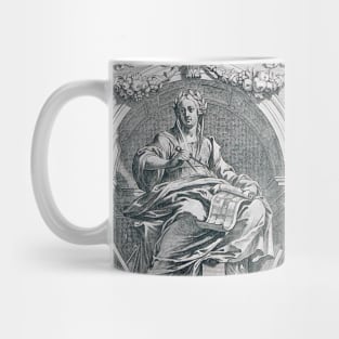 Divine cartography in the lady of universal mathematics Mug